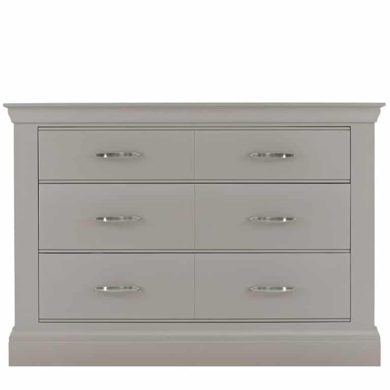 Quercus Solid Oak 4+3 Extra Wide Chest of Drawers - Con-Tempo Furniture