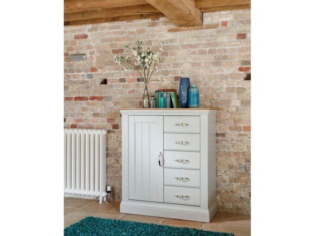 lusso french grey painted bedroom furniture gents chest