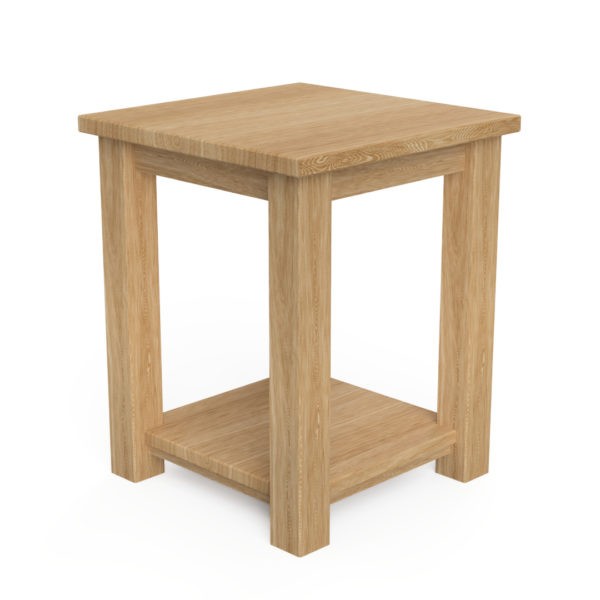 Quercus solid oak Tall Side Table Con-Tempo Furniture