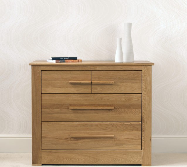 Ora Oak 2-2 Chest of Drawers Con-Tempo Furniture