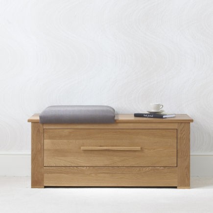 Ora Oak Small Blanket Chest Con-Tempo Furniture