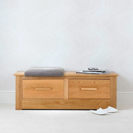 quercus oak bedroom furniture large blanket chest