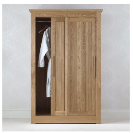 Ora Oak All Hanging Sliding Door Wardrobe 1.2m Con-Tempo Furniture
