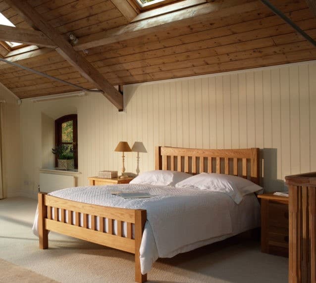 Quercus Solid Oak Oxford Bed Con-Tempo Furniture