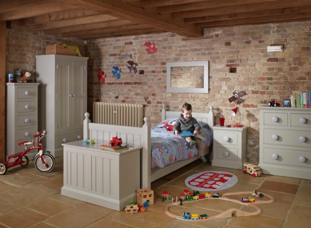 Freya & Olly Children’s Furniture Bedside with Door & Drawer Con-Tempo Furniture