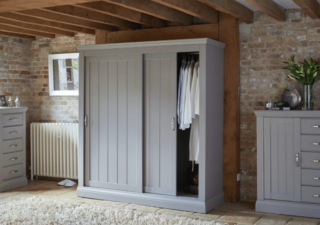 Lusso Customisable Wardrobe With Drawer 0.9m Con-Tempo Furniture