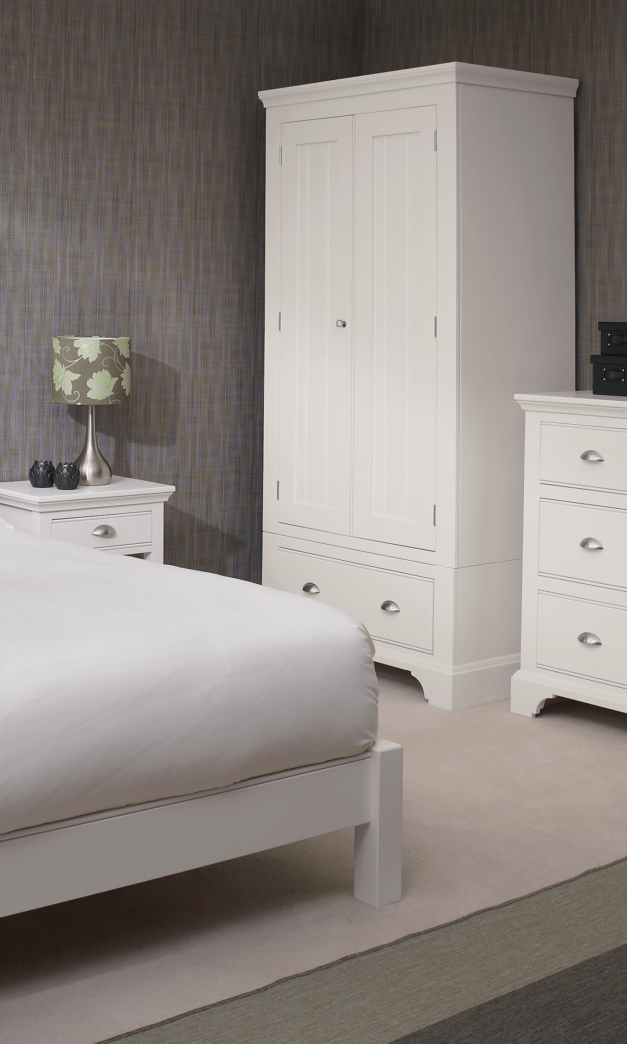 Nouveau White Painted 2+2 Chest of Drawers Con-Tempo Furniture