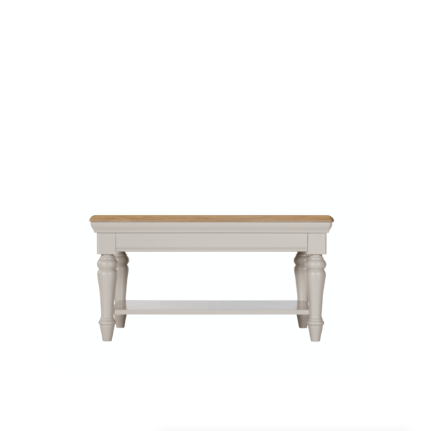 Pantone Grey Painted Coffee Table with Shelf Con-Tempo Furniture