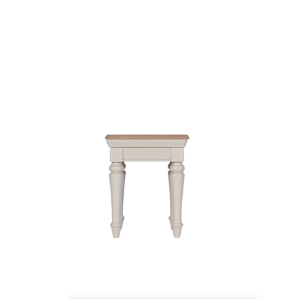 Pantone Grey Painted Lamp Table Con-Tempo Furniture