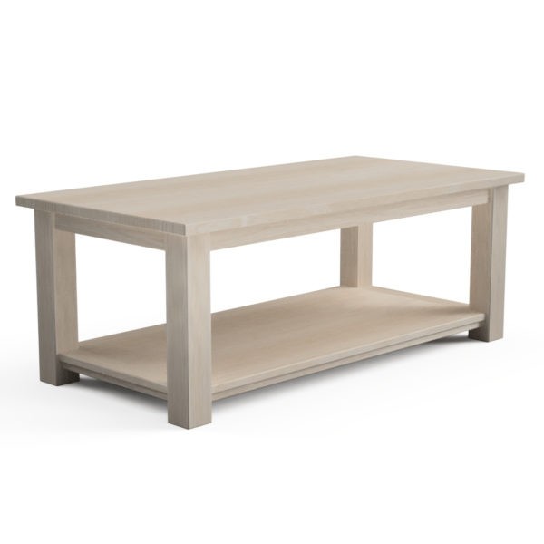 Quercus Solid Oak Coffee Tables With Shelf 4-2 Con-Tempo Furniture