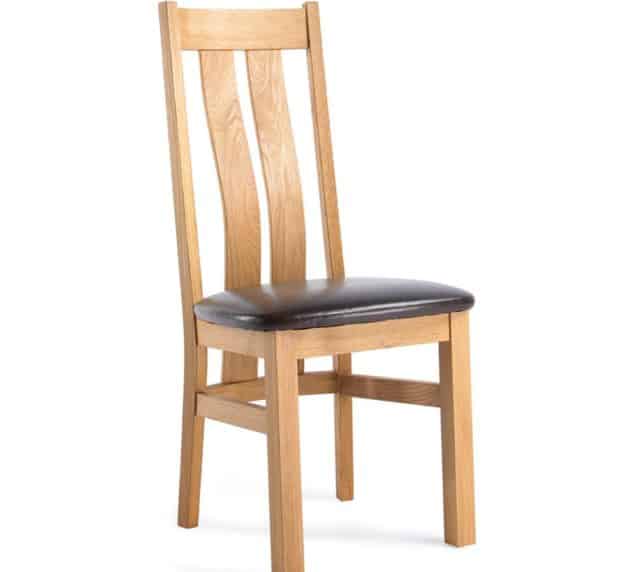 Oak Twin Slat Dining Chair Con-Tempo Furniture
