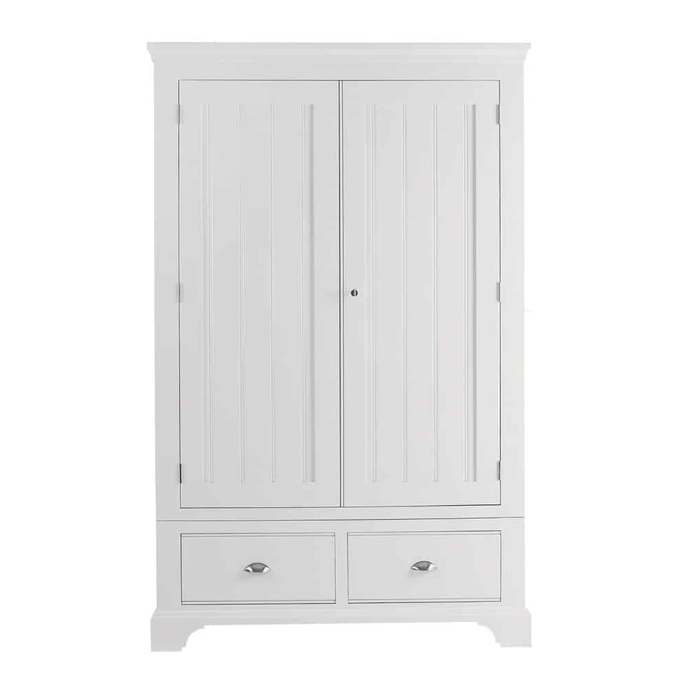 Nouveau painted wardrobe with drawers 1.2m Con-Tempo Furniture
