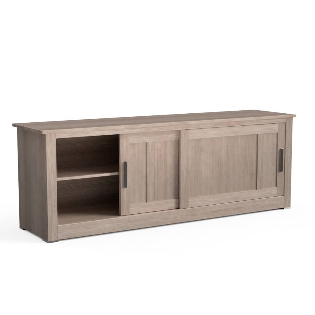 Quercus Contemporary Oak Sliding Door Sideboard 2.4m ConTempo Furniture