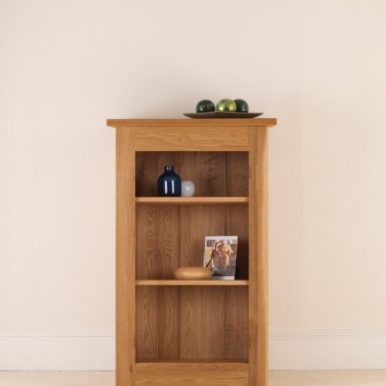 Quercus Solid Oak Bookcase 42-26/12 Con-Tempo Furniture