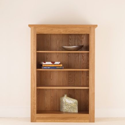 Quercus Solid Oak Bookcase 54-38/12 Con-Tempo Furniture
