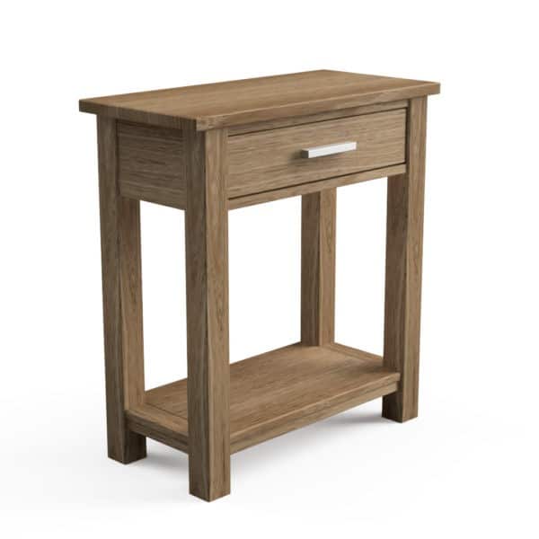 Quercus Solid Oak Small Console Table Con-Tempo Furniture 13