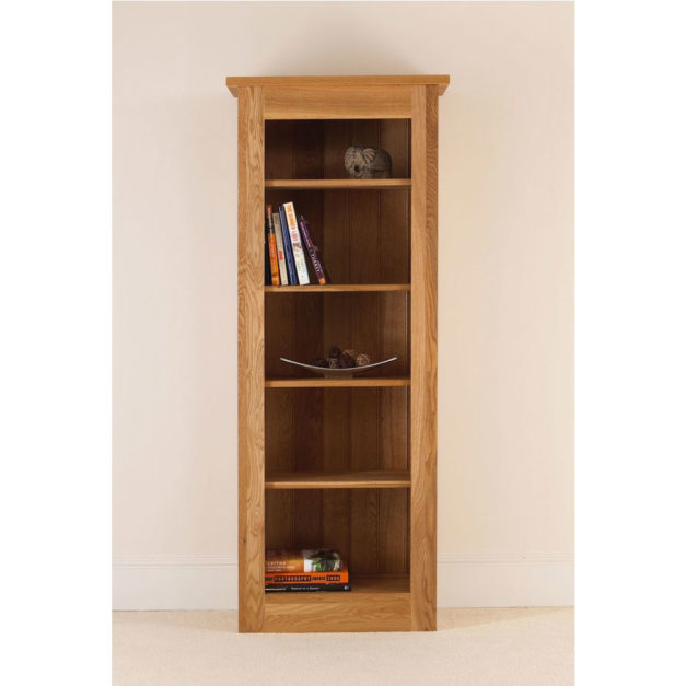 quercus solid oak bookcase 66-26