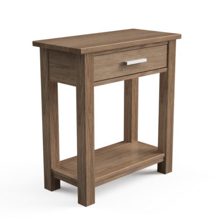 Quercus Solid Oak Small Console Table Con-Tempo Furniture