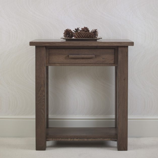 Ora Oak Small Console Table Con-Tempo Furniture