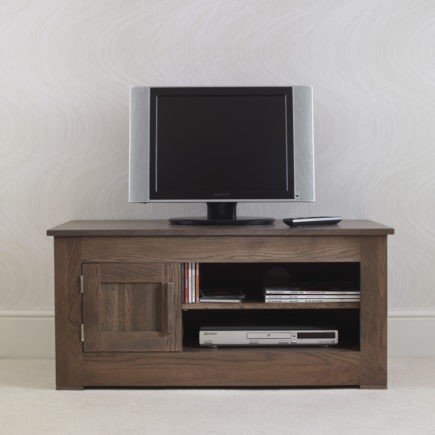 Ora Oak Small 1 Door TV Unit Con-Tempo Furniture