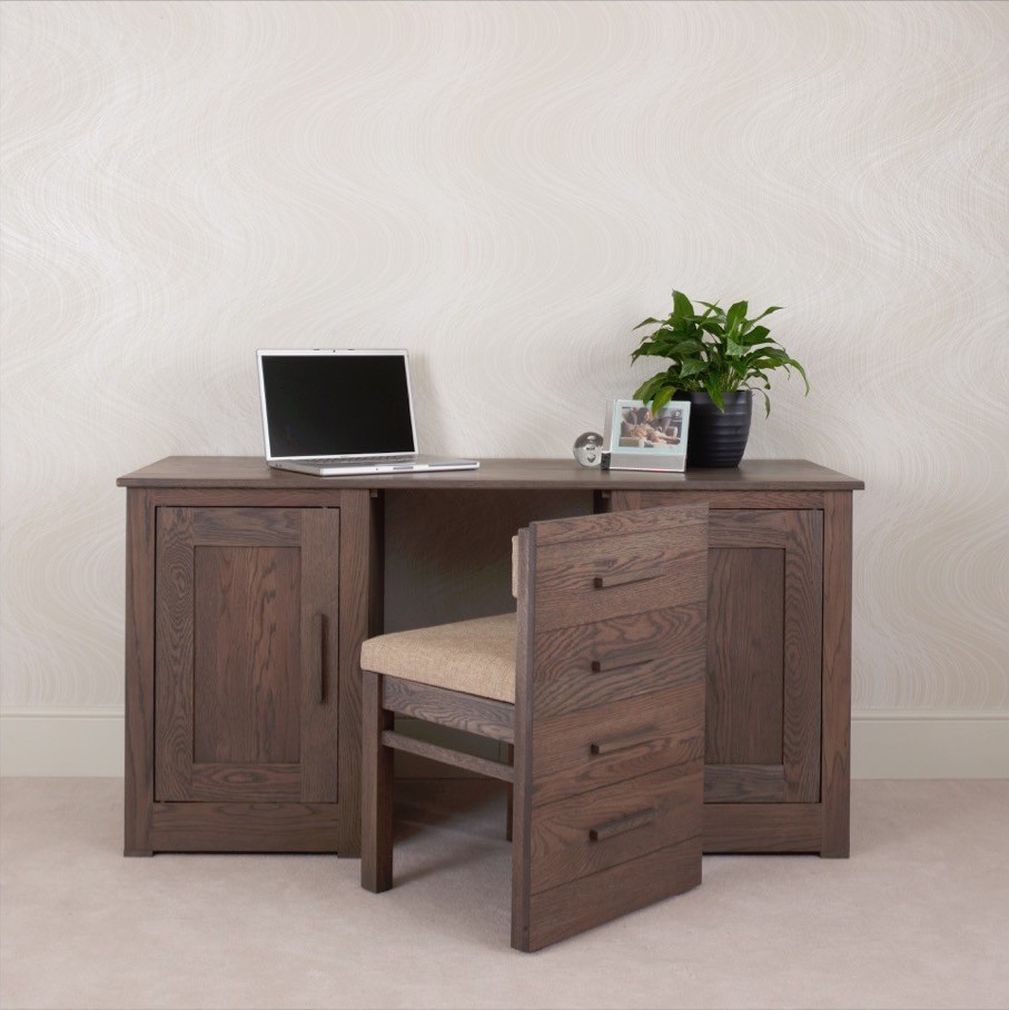 Ora Office 1 5m Desk With Hidden Chair Con Tempo Furniture