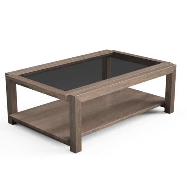 Como Coffee Table with Glass Top Con-Tempo Furniture 8