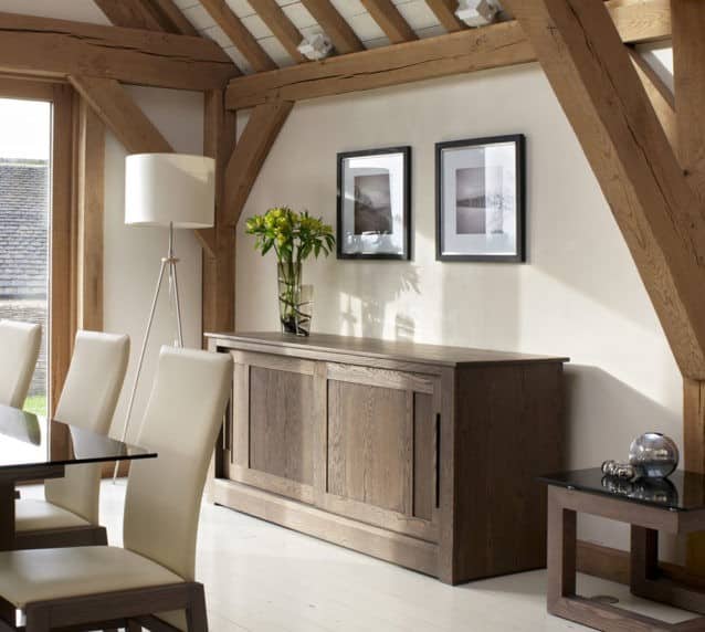 Ora contemporary oak sideboard