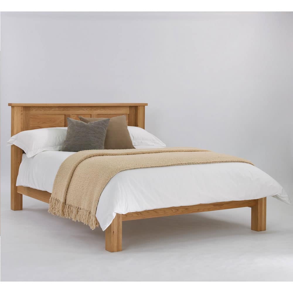 Ora Oak Panel Bed LFE Con-Tempo Furniture