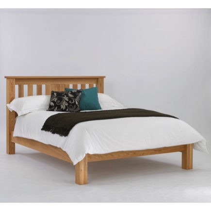 Ora Oak Slat Bed LFE Con-Tempo Furniture