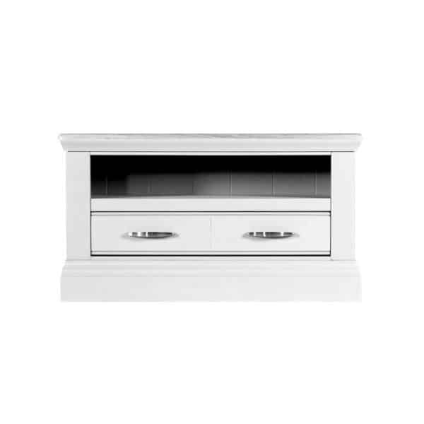 Lusso Oak & Painted TV Unit with Drawer Con-Tempo Furniture 5