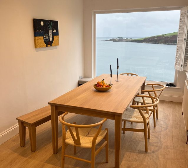 Quercus Solid Oak Tapered Leg Dining Tables Con-Tempo Furniture