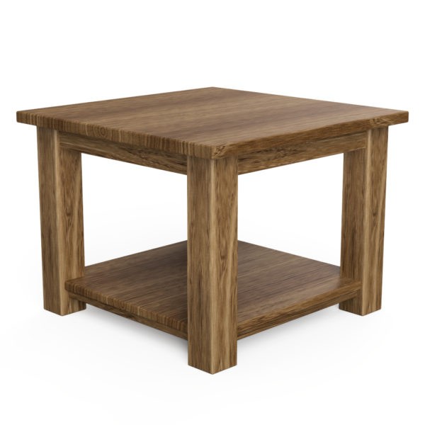 Quercus Solid Oak Coffee Tables With Shelf 2-2 Con-Tempo Furniture