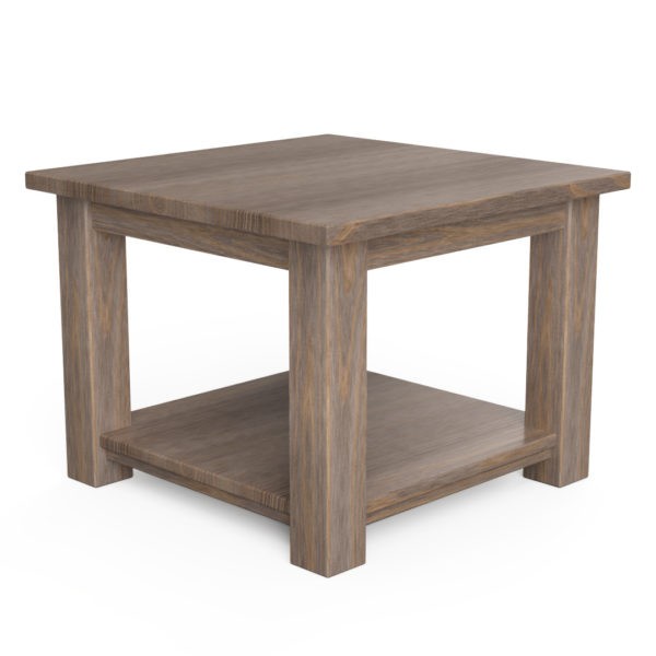 Quercus Solid Oak Coffee Tables With Shelf 2-2 Con-Tempo Furniture