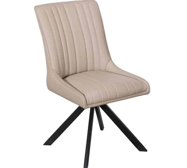 Chloe Taupe PU Dining Chair Con-Tempo Furniture