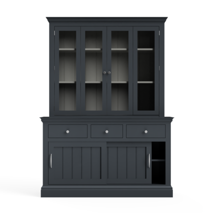 Lusso Customisable 1.5m Sideboard & Bi Fold Glazed Rack Con-Tempo Furniture