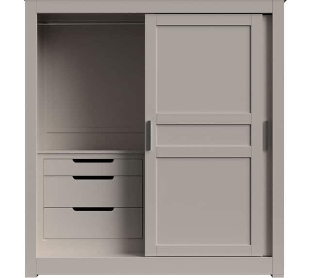 Zante Customisable 1.8m Painted wardrobe with internal drawers Con-Tempo Furniture