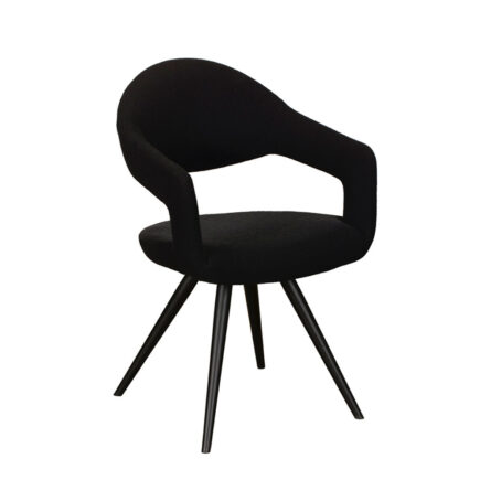 Jamine Boucle Fabric Black Con-Tempo Furniture