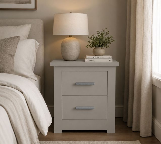 Zante Customisable Painted Bedside Con-Tempo Furniture