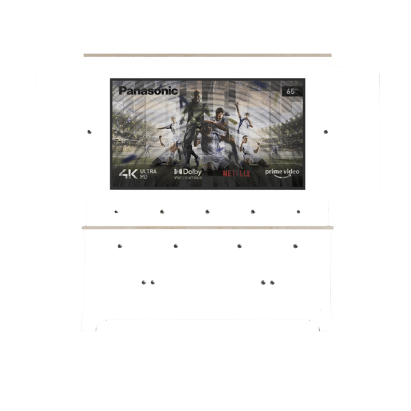 Henley Oak & Painted 65″ TV Sideboard Cabinet Con-Tempo Furniture 9