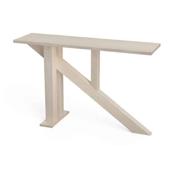 Quercus Solid Oak Venice Console Table 1.2m Con-Tempo Furniture 10
