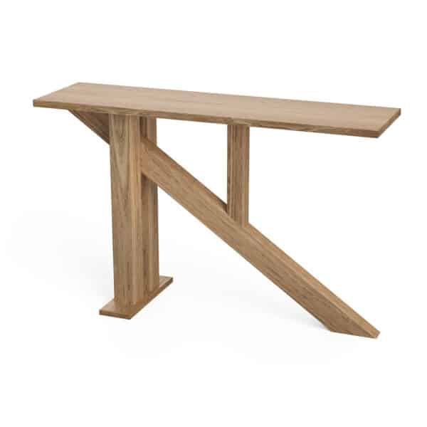 Quercus Solid Oak Venice Console Table 1.2m Con-Tempo Furniture 14