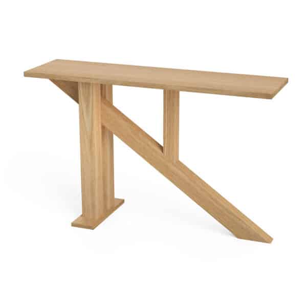 Quercus Solid Oak Venice Console Table 1.2m Con-Tempo Furniture 6