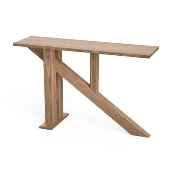 Quercus Solid Oak Venice Console Table 1.2m Con-Tempo Furniture 12