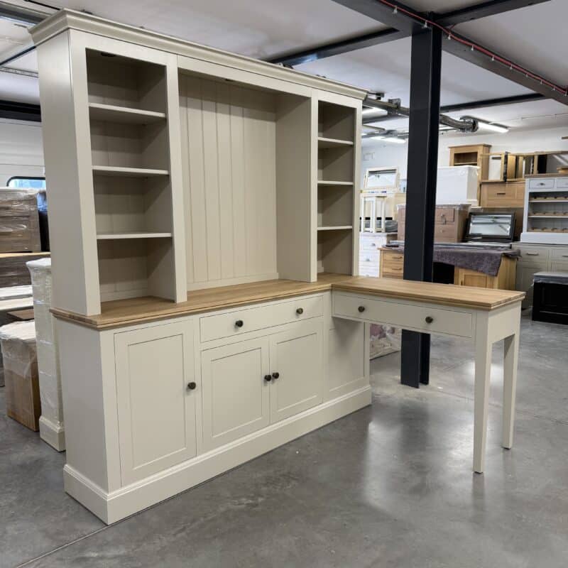 painted sideboard and desk