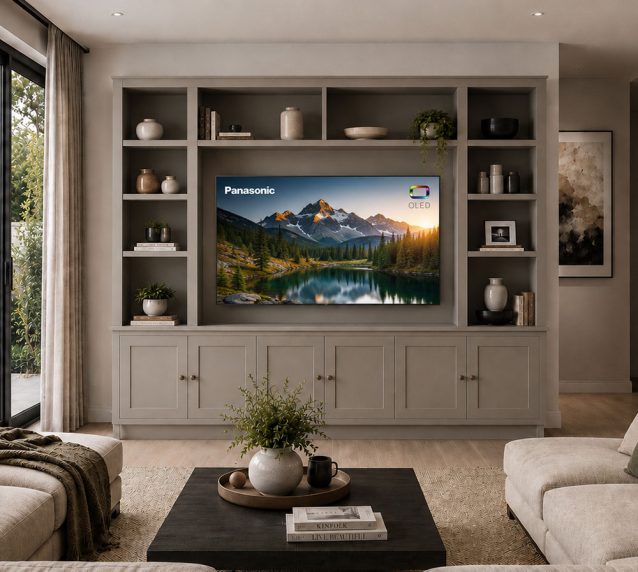 Vertu TV Media Wall Unit for 55″ TV Con-Tempo Furniture