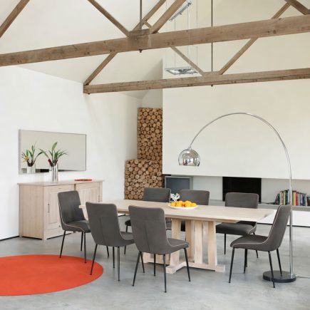 Quercus Solid Oak Pedestal Dining Table 1.8m Con-Tempo Furniture