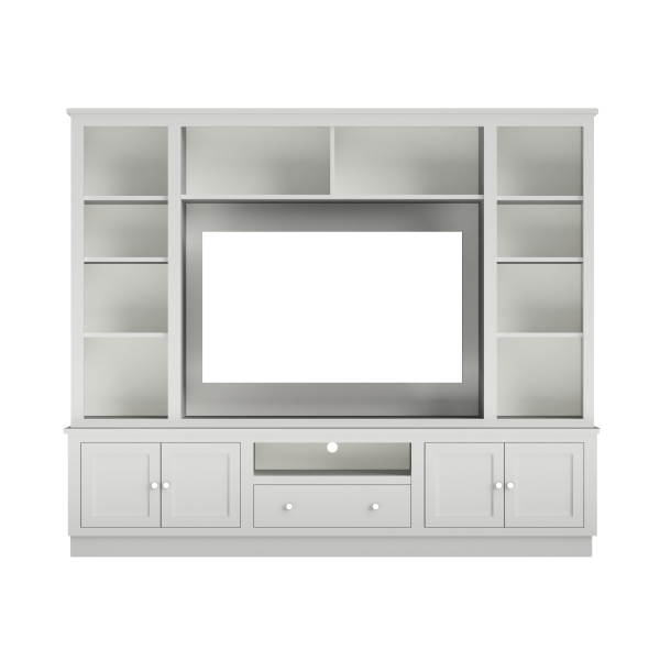 Vertu Media Wall Unit with Doors & Drawer for 55″ TV Con-Tempo Furniture 7