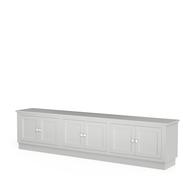 Vertu TV Media Unit with Storage 2.4m Con-Tempo Furniture 5