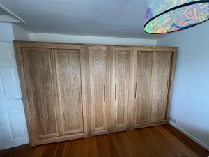Ora bespoke oak 6 door wardrobe