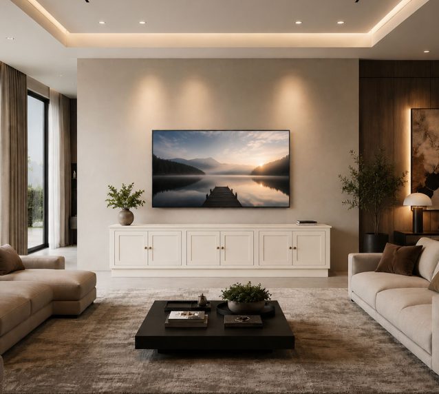 Vertu TV Media Unit with Storage 2.4m Con-Tempo Furniture